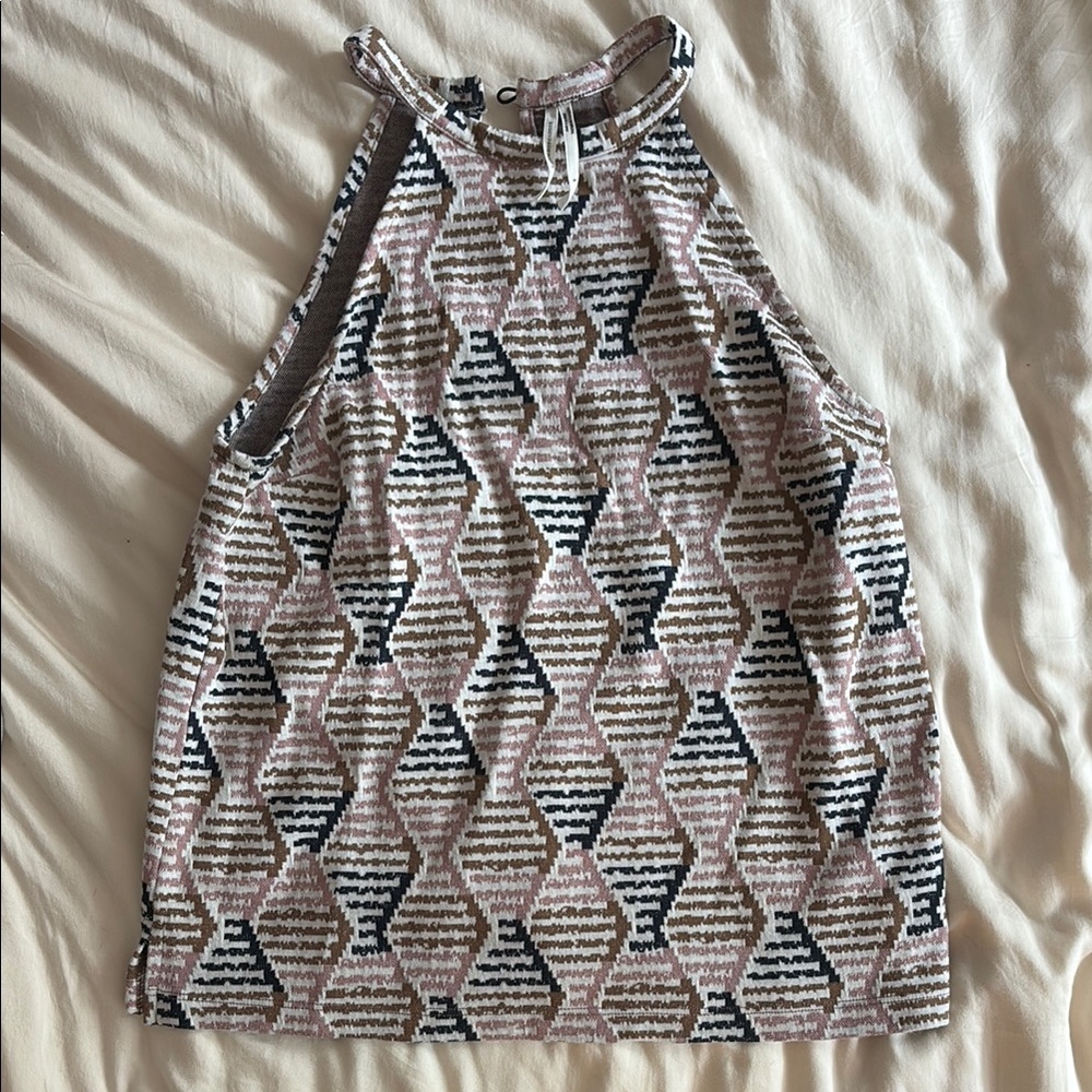 Anthropologie Geometric Tank Top